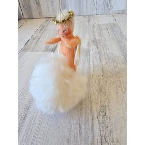 Annalee Cherub snowball angel ornament vintage 1981